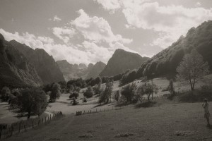 Montenegro, with Albania beyond. August 2007