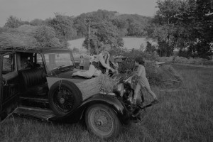 GUN7, a Rolls Royce, at work. Sussex, July 1987