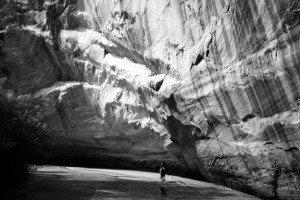 Canyon de Chelley on horseback. Arizona, Spring 1992