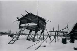 Rainy Pass, 35 below. Alaska, 1984